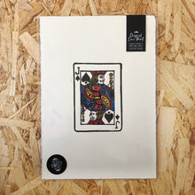 Load image into Gallery viewer, Jack • Playing Card, Jack of Spades Original 4 Layer Lino Cut Print A4